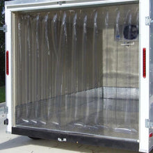 Load image into Gallery viewer, Race Trailer Strip Curtain Door Kit with Heavy Duty Hardware