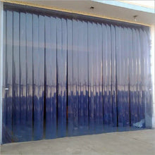 Load image into Gallery viewer, Sliding Strip Curtain Door Kit - Complete Door Curtain with Sliding Track Hardware