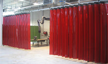 Load image into Gallery viewer, Accordion Folding Strip Curtain Door Work Place Separation