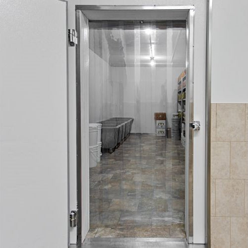 Low-Temp Smooth Clear Strip Curtain Kit - Select Your Size