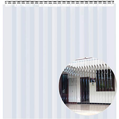 Vinyl Strip Door Curtains are the Ideal Solution for Preventing dust, cold air and noise from moving between separated areas. Our Strip Curtain Kit is made from the Highest Quality PVC/Vinyl Strip Material right here in the USA. We recommend you order you Strip Door Kit a little longer than you need and trim the strips to the perfect length.