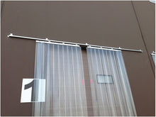 Load image into Gallery viewer, Sliding Strip Curtain Door Kit - Complete Door Curtain with Sliding Track Hardware

